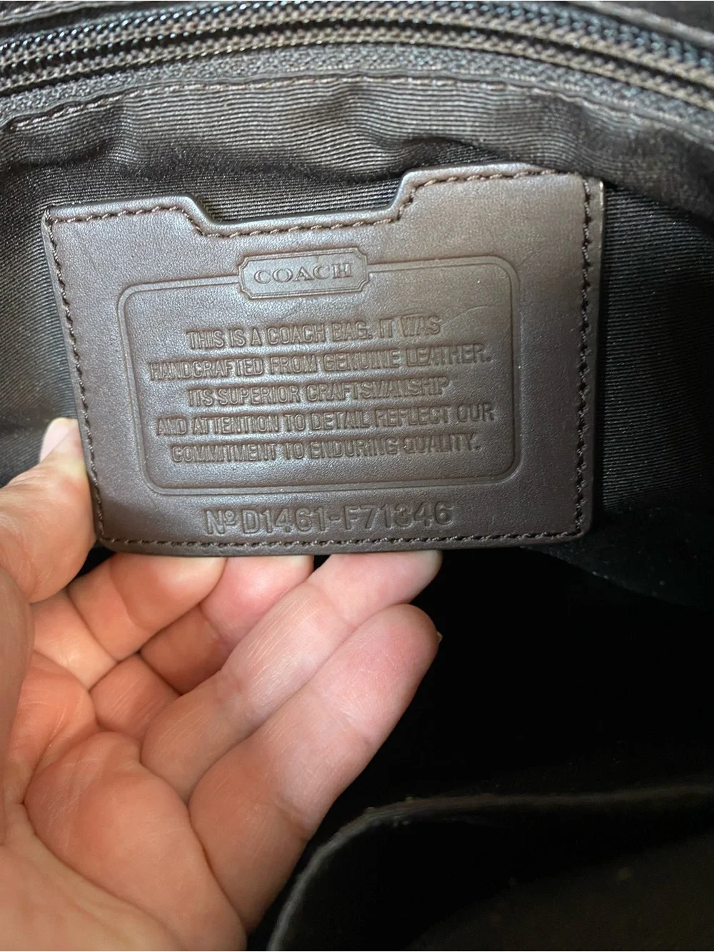 COACH Camden Brown Suede & Leather Messenger Bag Flap Satchel